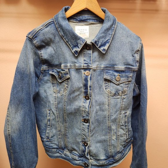 Torrid Denim Jacket - Medium Wash - Picture 1 of 2
